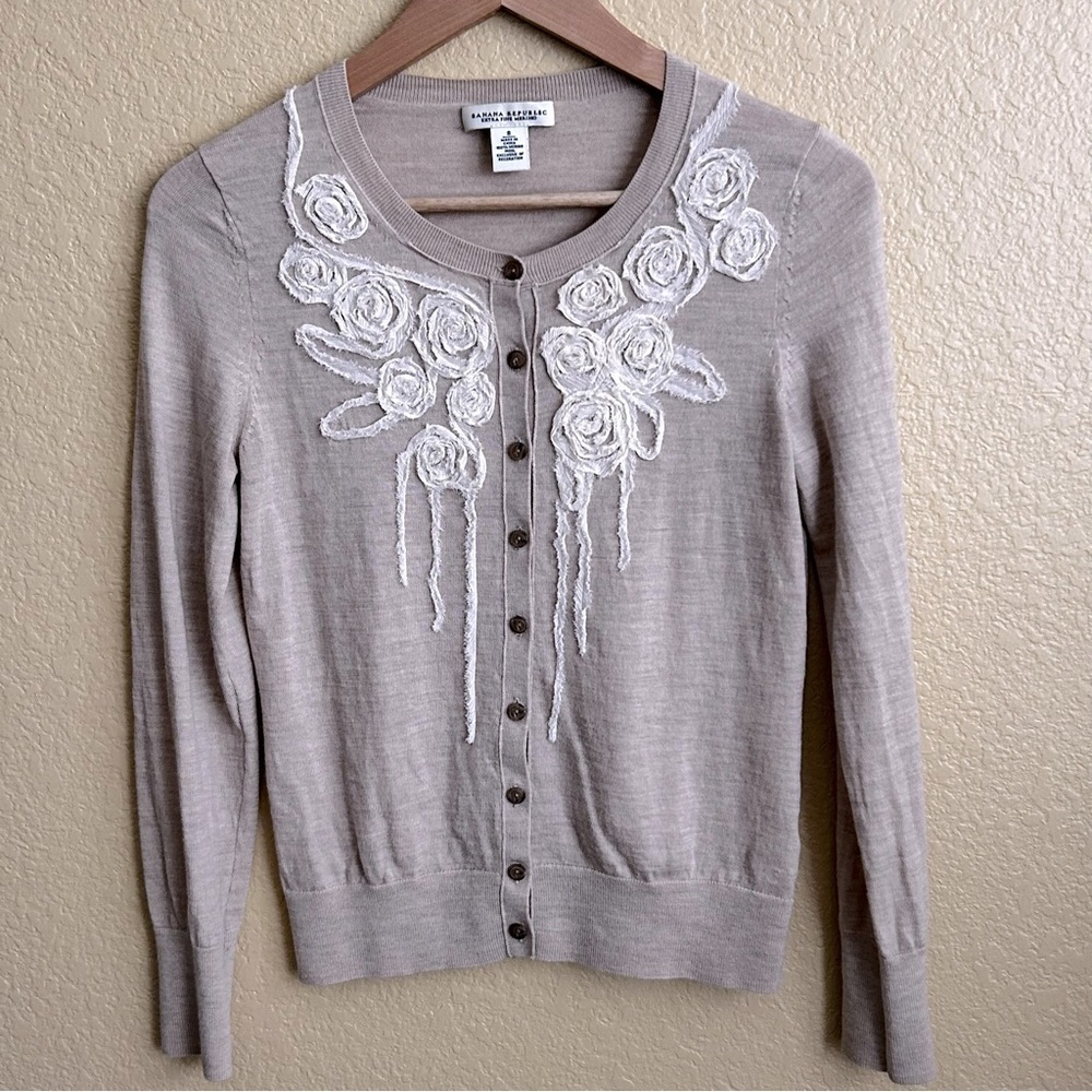 Banana Republic Merino Wool Lightweight Cardigan